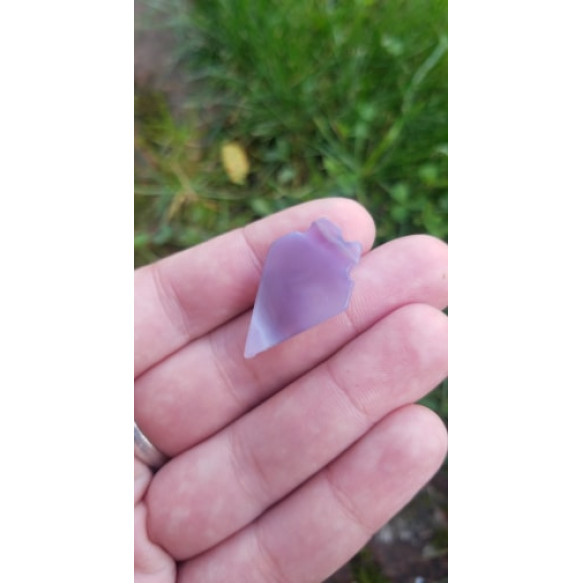 Holley Blue Agate free-form carving