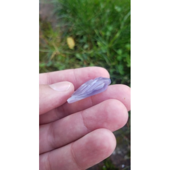 Holley Blue Agate free-form carving